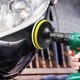 SPTA pad in a car-detailing scene showing spot-correction convenience and finish improvement