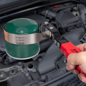 Spurtar band wrench sizes laid out to display range from 70mm to 133mm for broad filter coverage