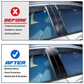 Spurtar close-up of glossy vinyl texture highlighting smooth shine and protection