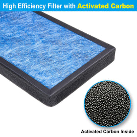 Spurtar filter installed in Tesla Model Y front trunk demonstrating correct fit and sealing