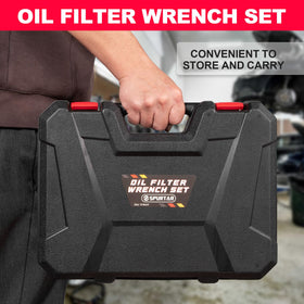 Spurtar molded carry case open keeping tools organized and protected