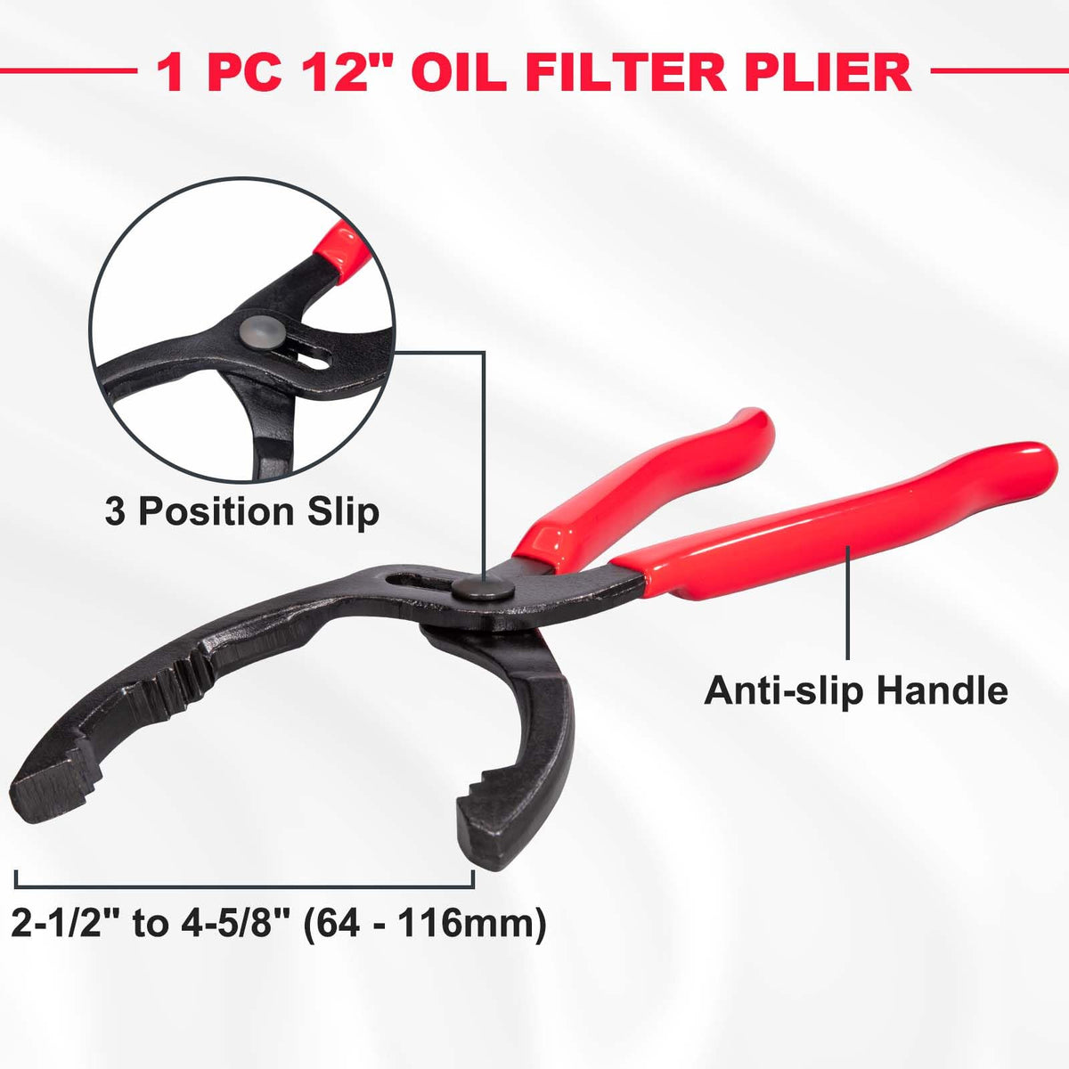 Spurtar size comparison with an oil filter to illustrate correct band choice and fitment