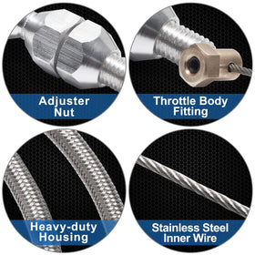 Spurtar aluminum fittings detail illustrating secure, fray-resistant connections