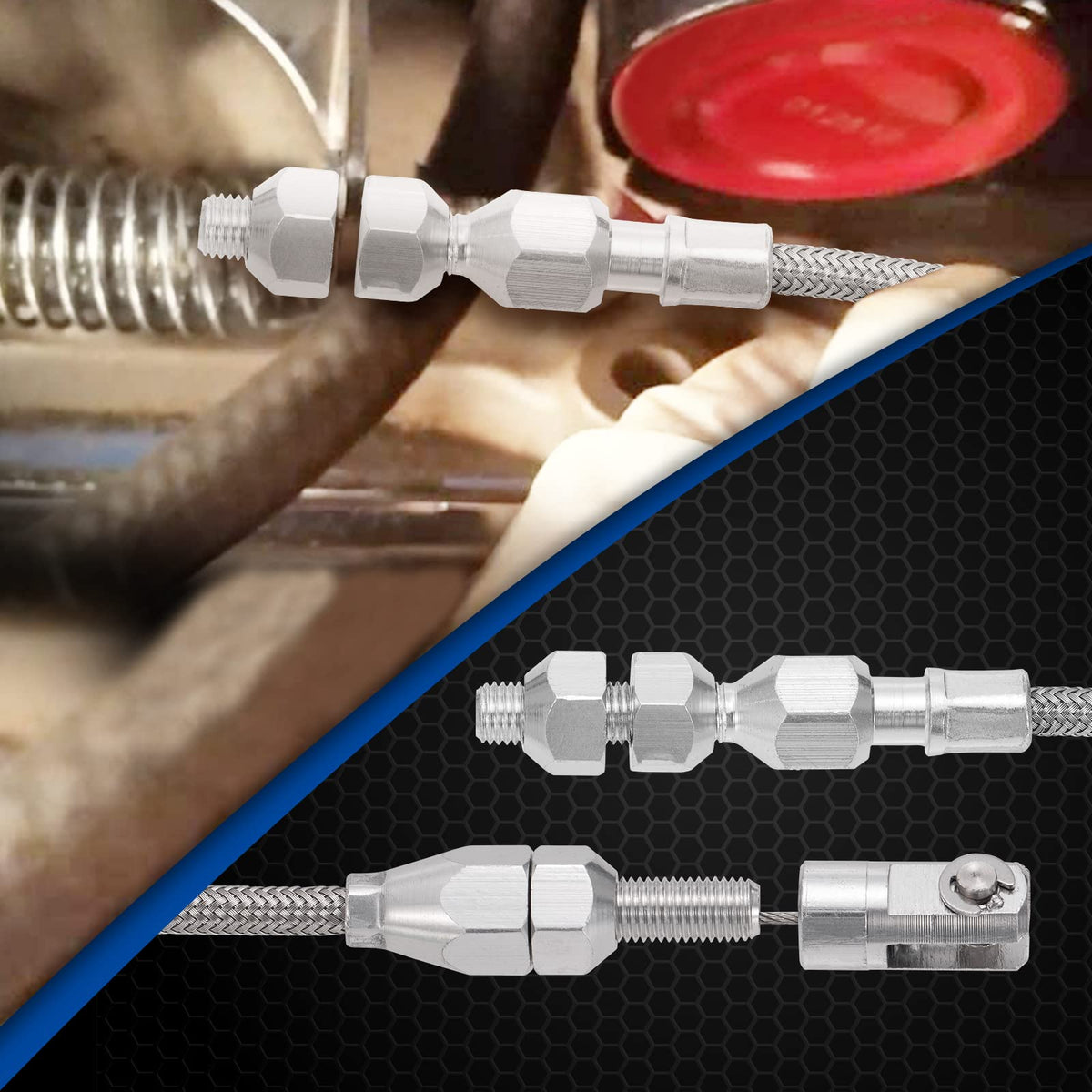 Spurtar trimmed inner u-cut stainless wire displayed for customizable length advantage