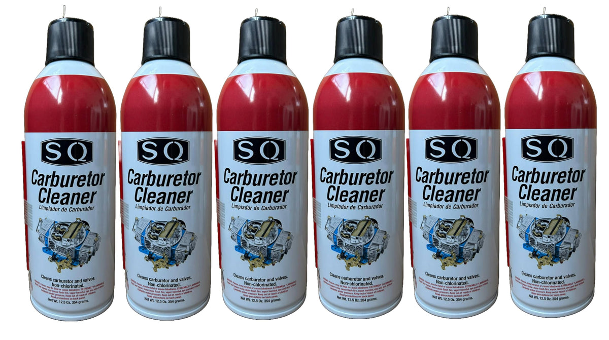 SQ carburetor cleaner front can with spray nozzle for rapid deposit removal