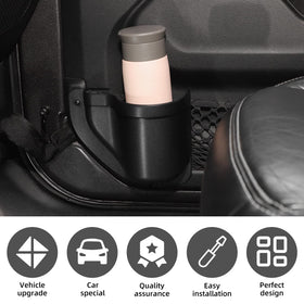 SQQP installed on Jeep front door demonstrating secure screw-mounted stability while driving