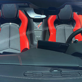 SR1 Performance backside showing automotive-grade double-sided bonding tape for secure fit