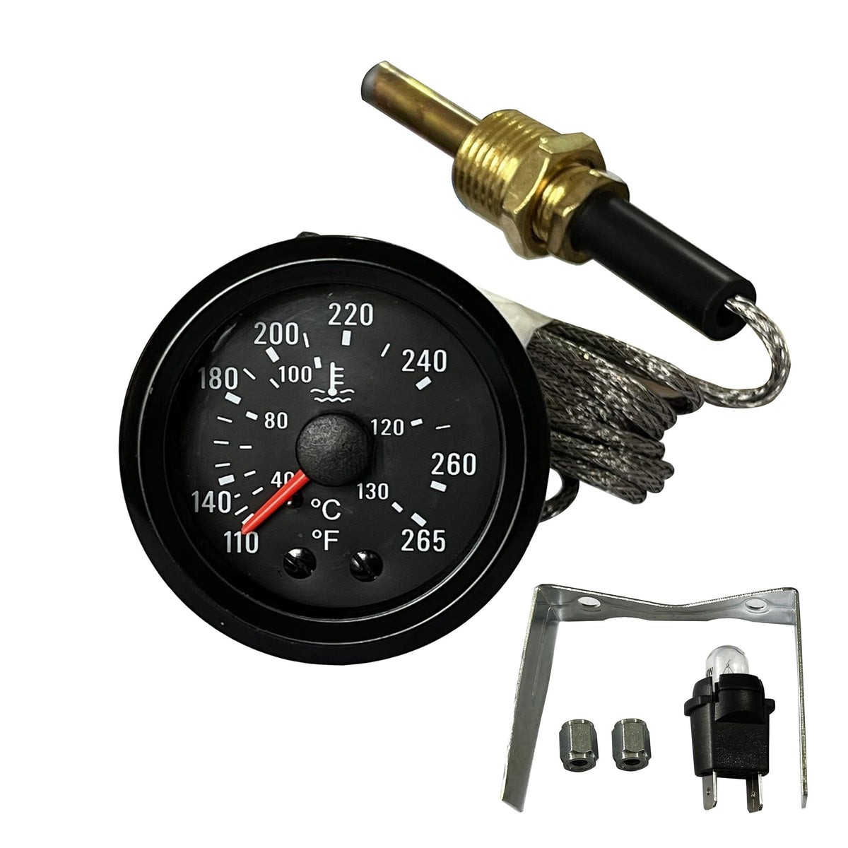 SREUOIL front gauge view showing clear dial and quick reading benefit
