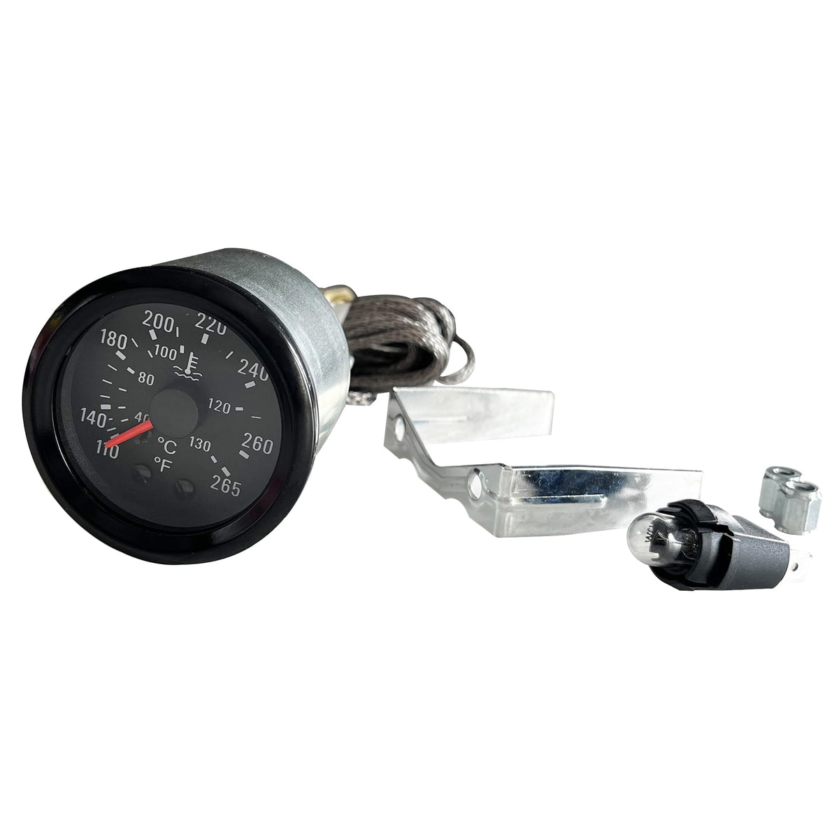 SREUOIL gauge installed in a dashboard offering integrated appearance benefit