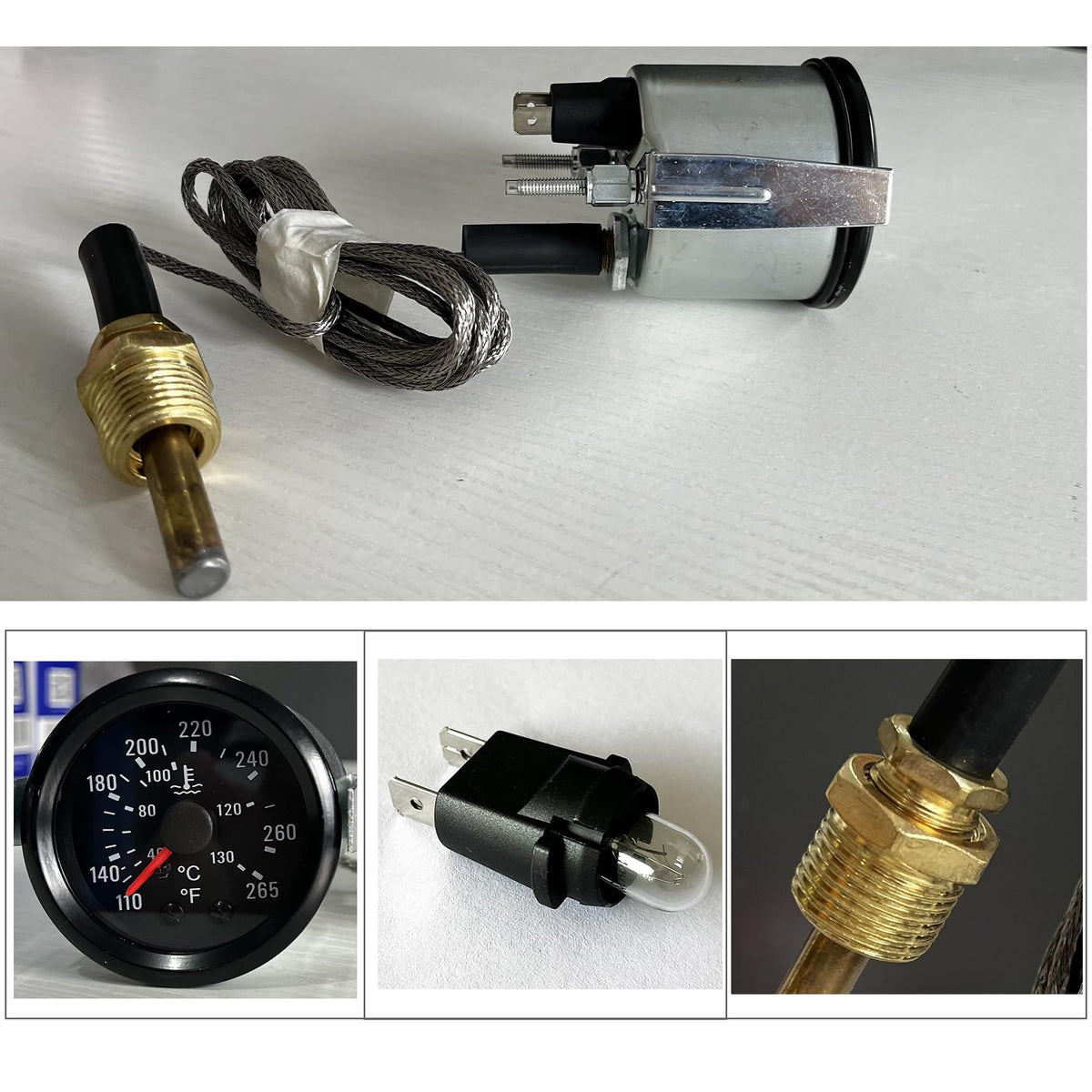 SREUOIL close detail of scale and needle for precise temperature reading benefit