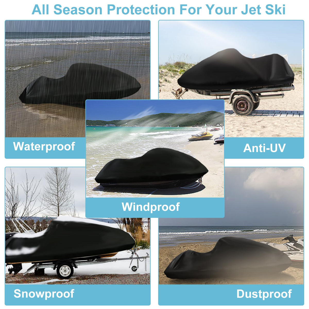SRIMMIT cover on trailer showing size fit and trailering protection
