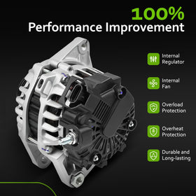 srosant alternator beside ruler showing scale and exact replacement size
