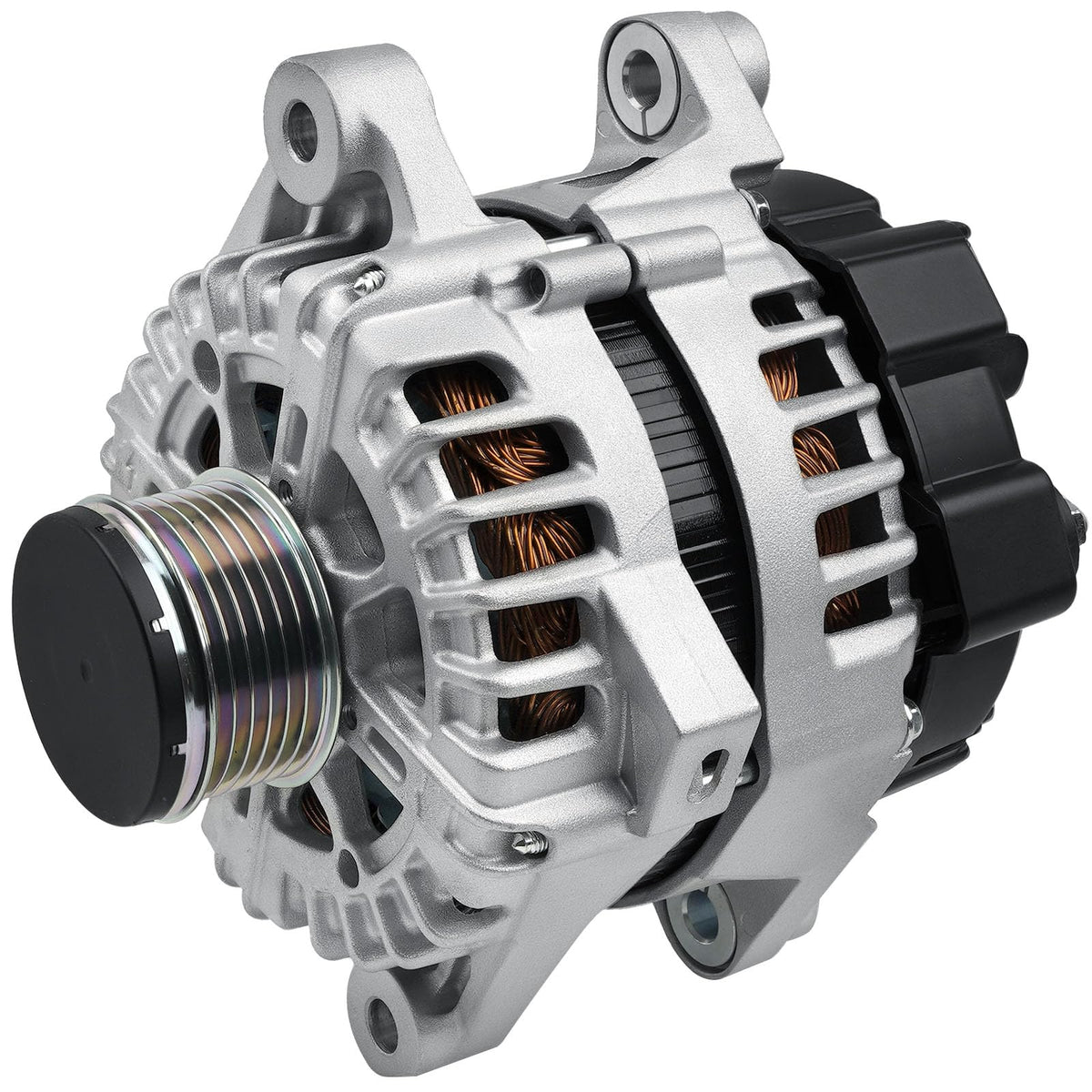 srosant front assembly alternator showing robust housing and reliable fit