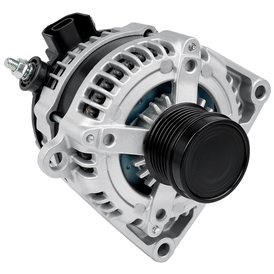 srosant alternator front view showing clean casting and exact OEM fit benefits