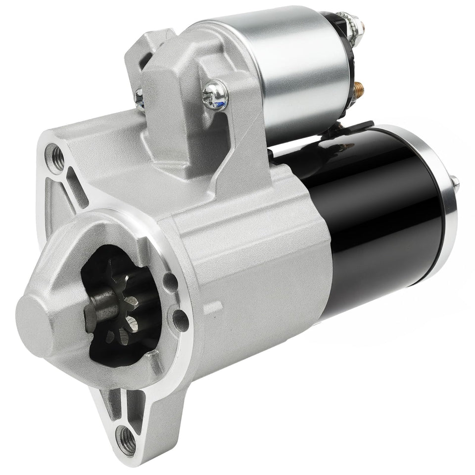 srosant front view of starter motor showing compact design and reliable fit