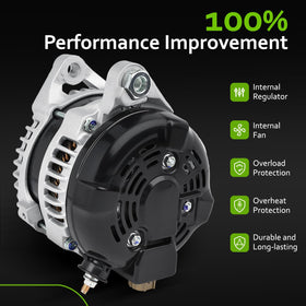 srosant alternator label with OEM numbers for easy part verification