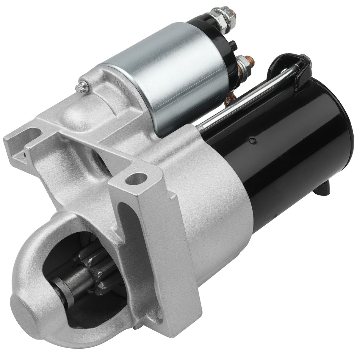 srosant starter front view showing full housing and mounting points for easy fitment