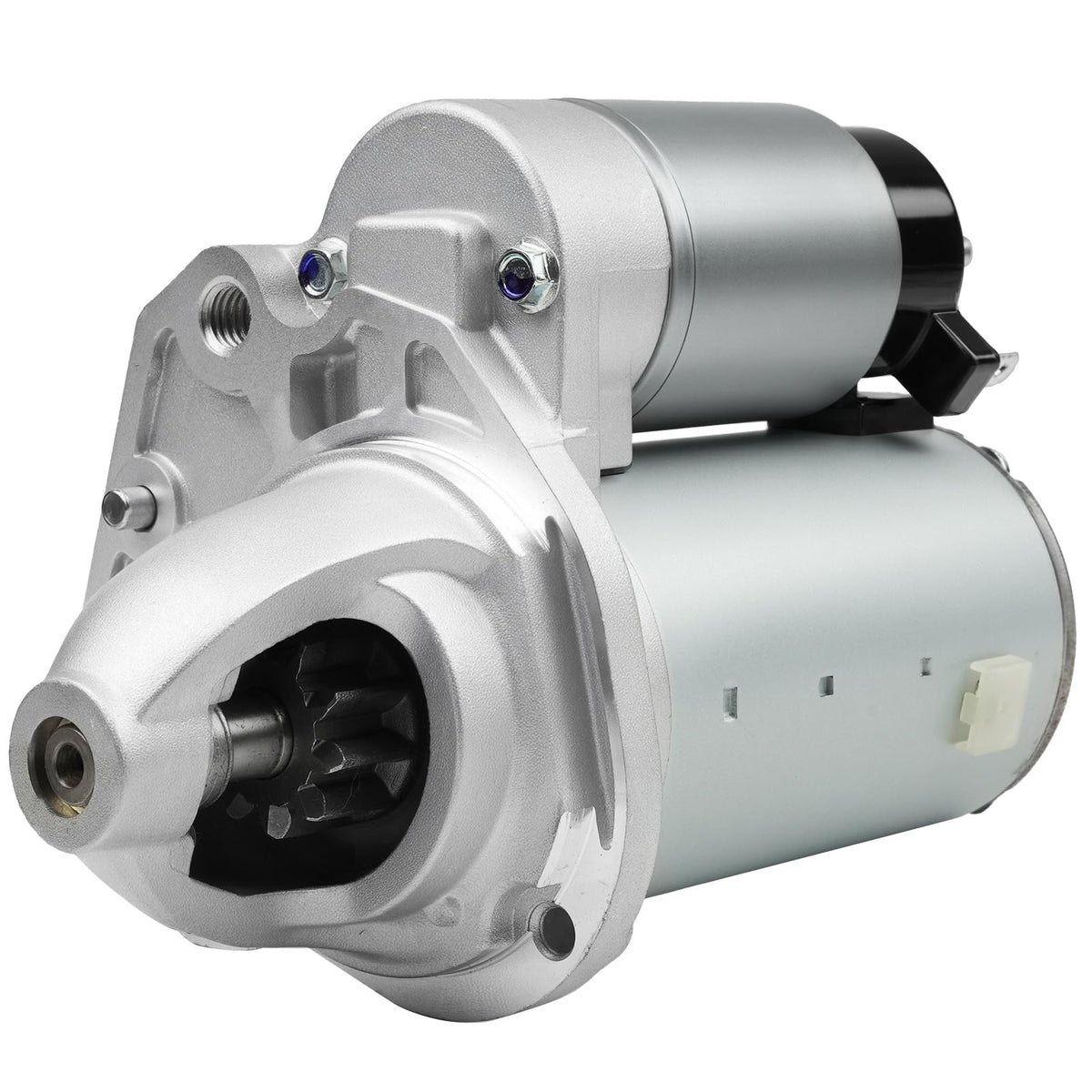 srosant starter front view showing housing and solenoid for reliable fitment
