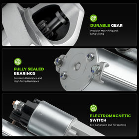 srosant starter packaging and label showing part numbers and protection
