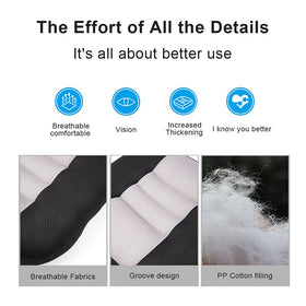 Srutirbo underside non-slip surface keeping cushion secure while driving