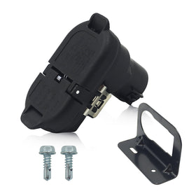 SsllZdq harness front view showing connectors and durable jacket benefit