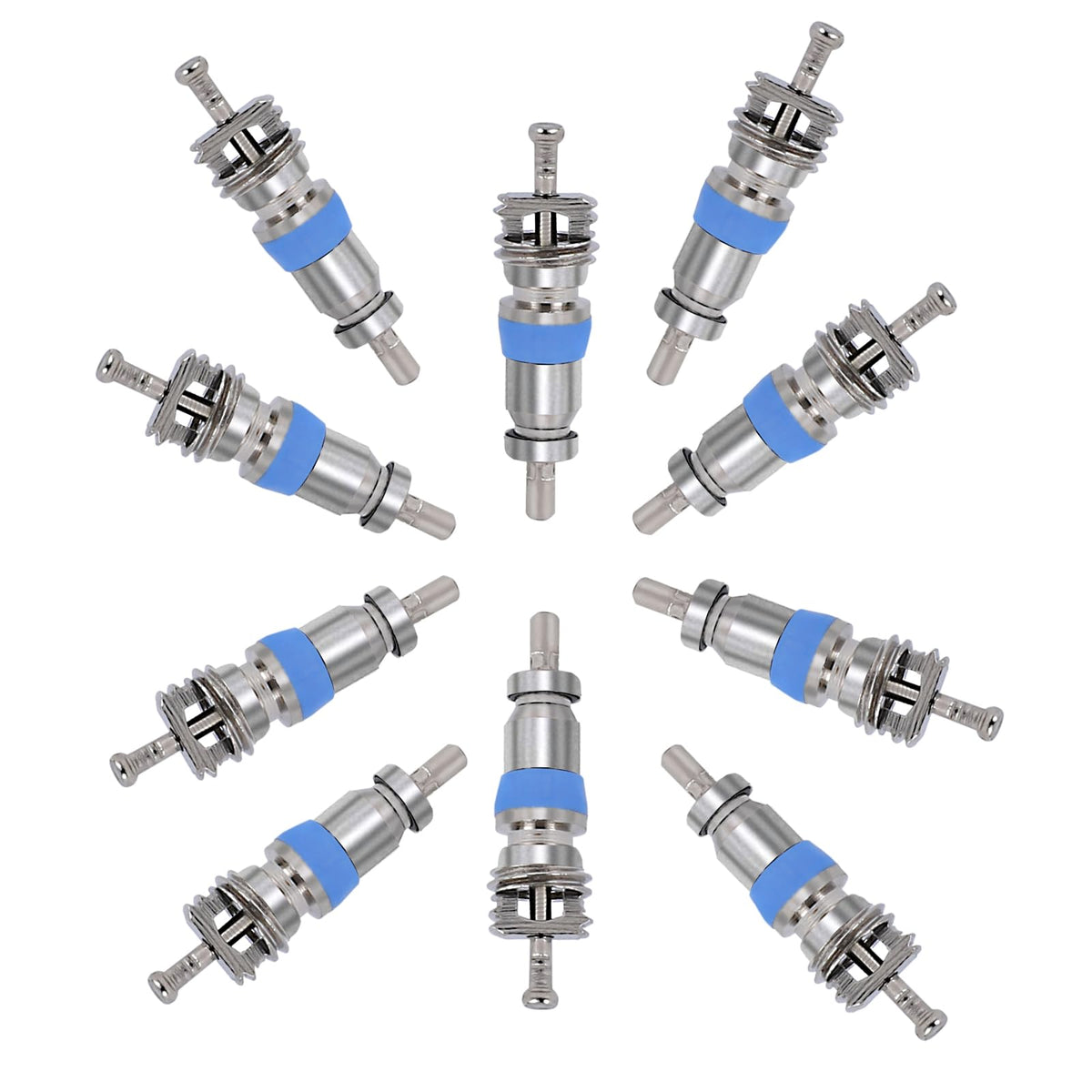 ST shengtuo front packaging showing 50 valve cores and value