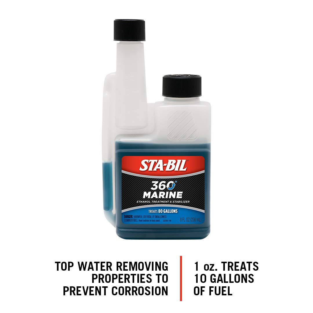 STA-BIL 360 back label with directions and dosing for easy use