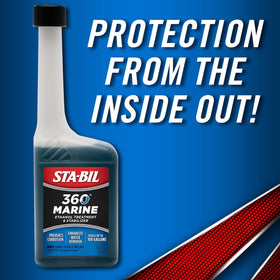 STA-BIL bottle top and nozzle for accurate dosing and fast application