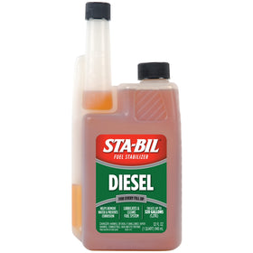 STA-BIL 32 oz front label showing product benefits and capacity