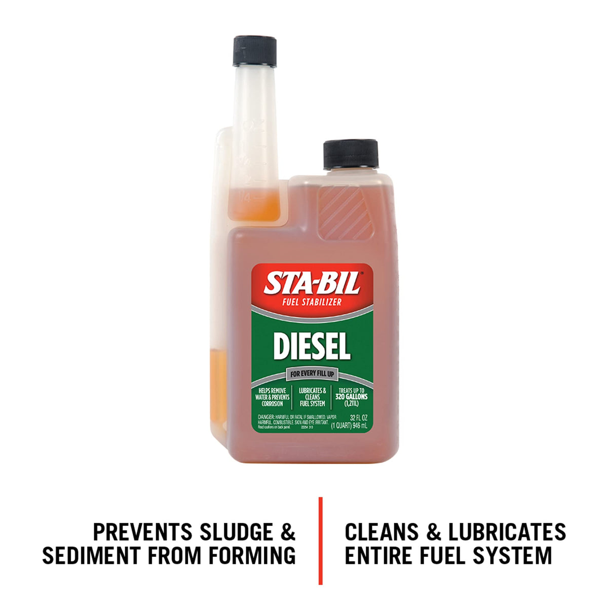 STA-BIL close-up of liquid texture emphasizing cleaner fuel protection