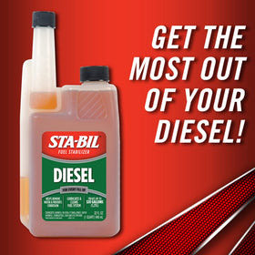 Side-by-side treated and untreated diesel samples showing improved clarity