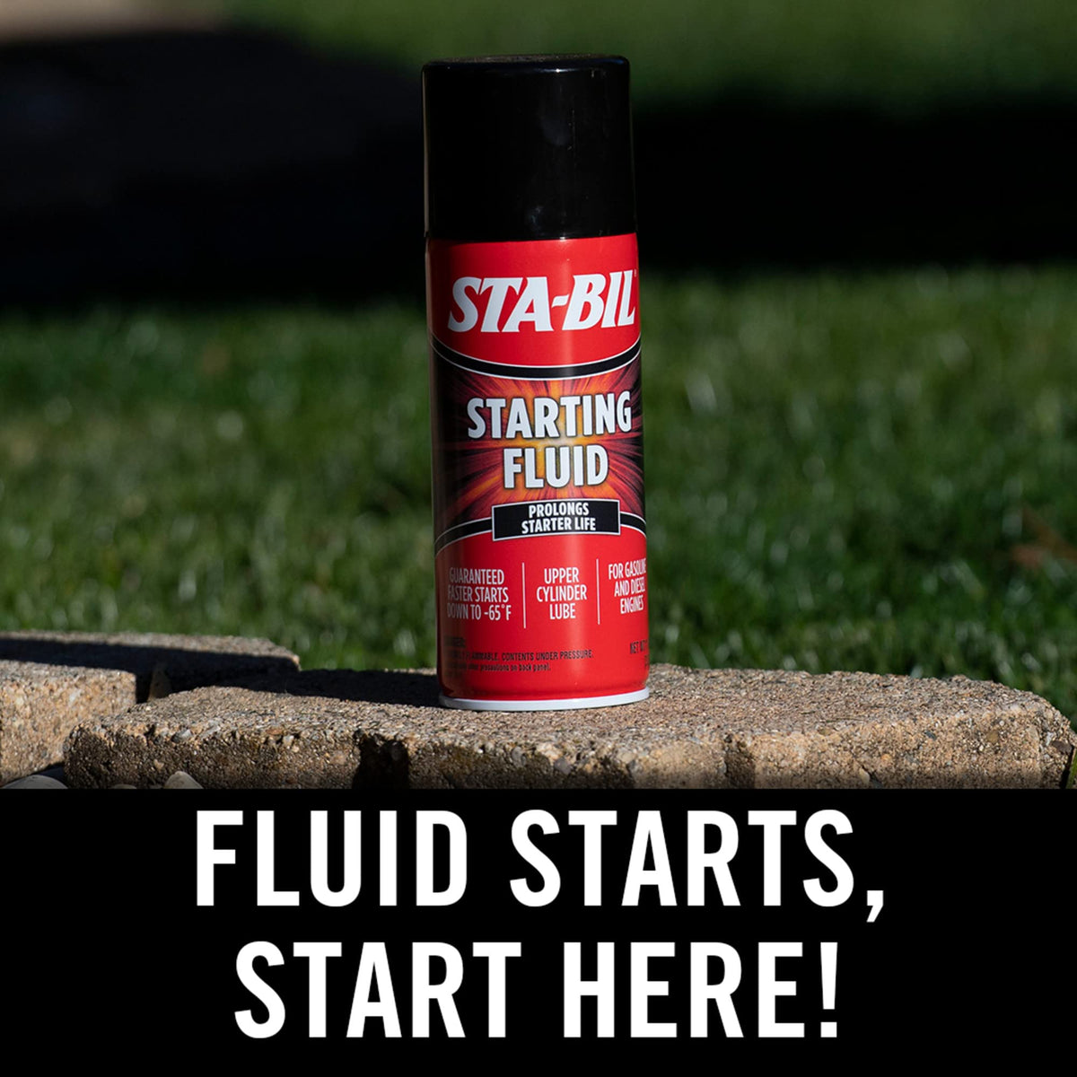 STA-BIL lubricant close-up illustrating upper cylinder protection benefit