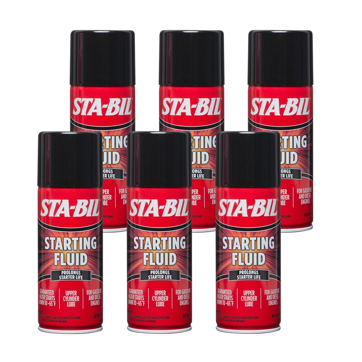 STA-BIL front can showing label and benefit of faster starts