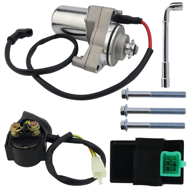 STABSOLI starter motor front view showing compact design and dependable starts