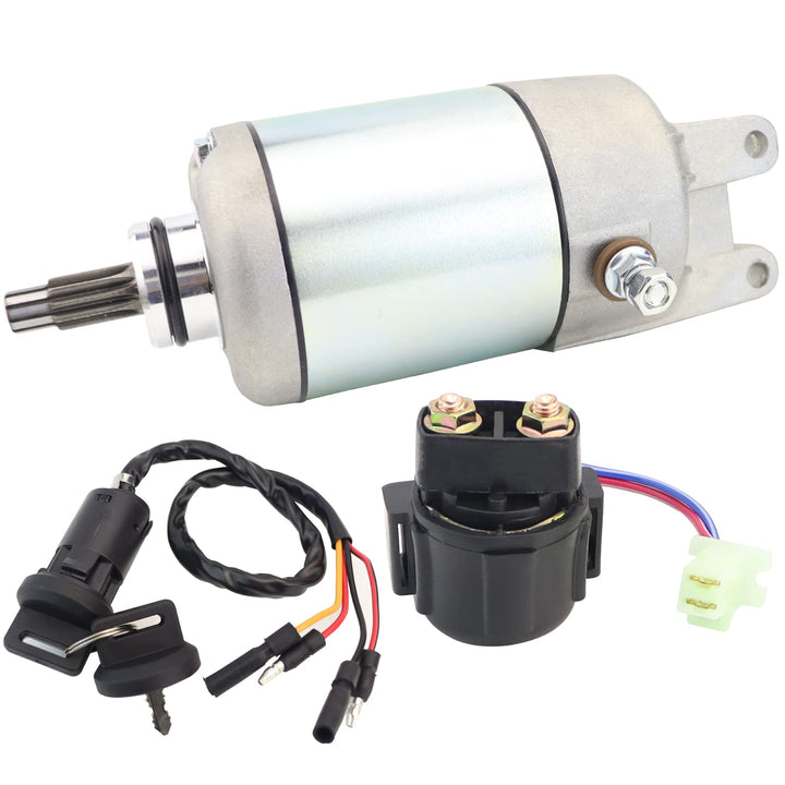 STABSOLI starter motor front view showing robust housing and easy fit