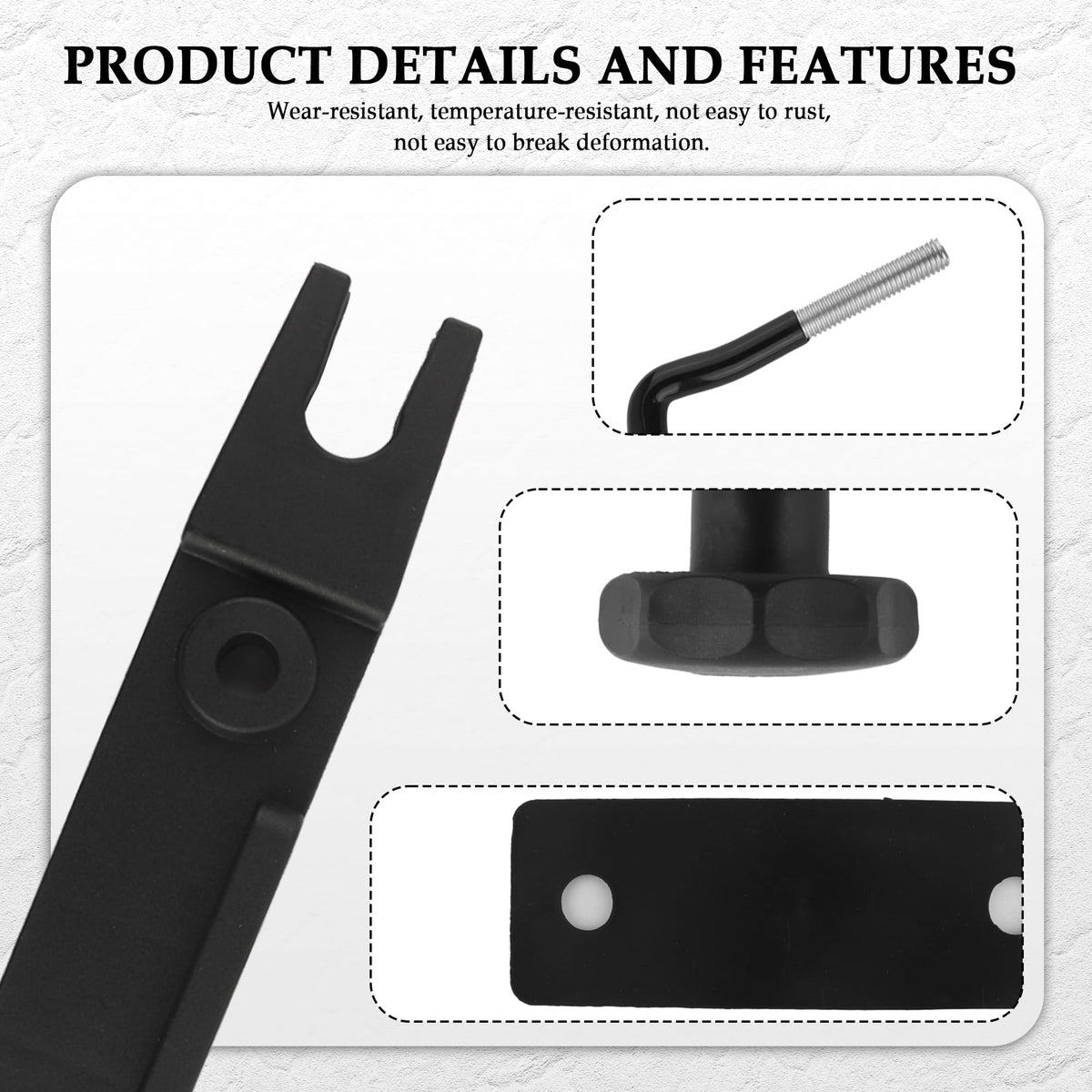 Stacool straps nuts and plates laid out for easy inventory and fast installation benefit