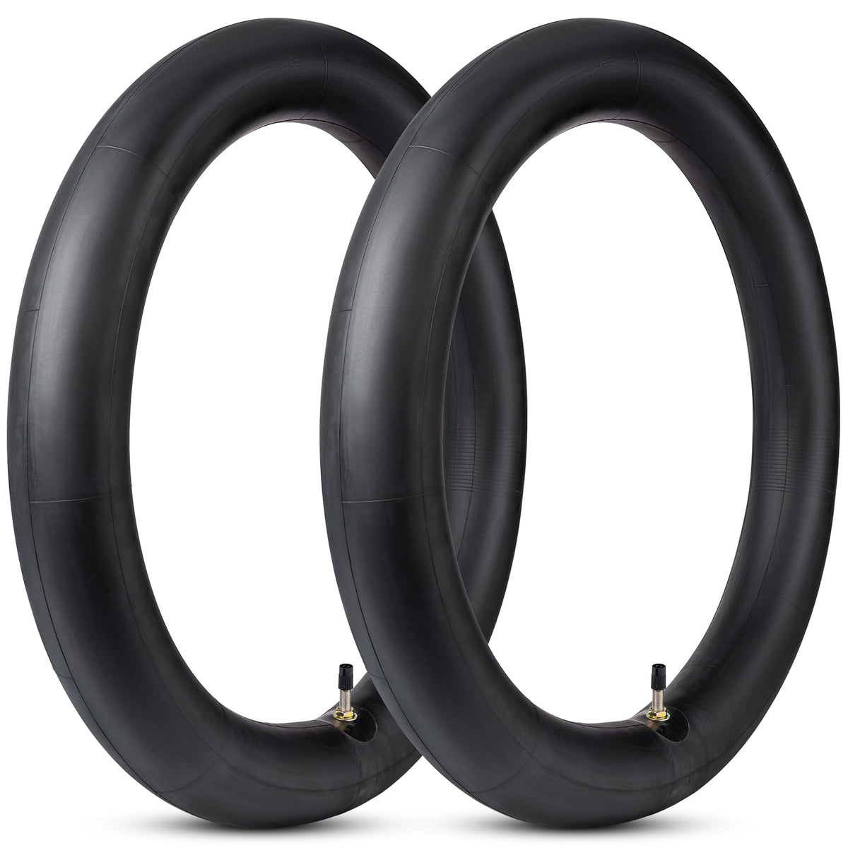 StaiBC front view of 2-pack inner tubes showing packaging and included valves for reliability
