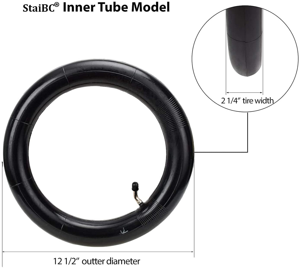 StaiBC tire and tube on scooter in city setting for reliable commute benefit