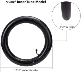 StaiBC tire and tube on scooter in city setting for reliable commute benefit
