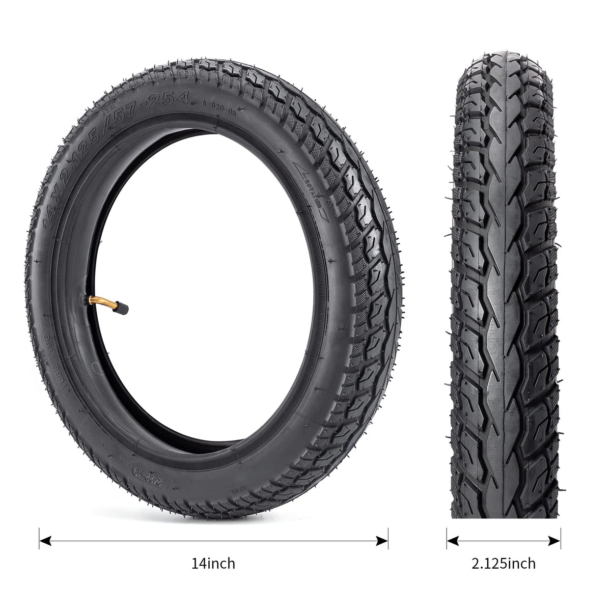 StaiBC tire running on wet road demonstrating reliable water dispersion