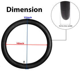 StaiBC tube next to ruler for scale conveying correct 16-inch sizing clarity