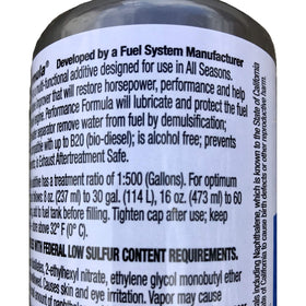 Stanadyne-treated engine bay with clean injection components and protection