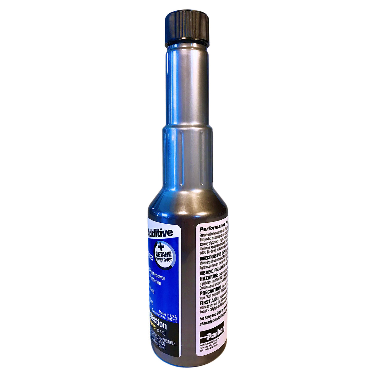 Stanadyne close-up nozzle cap enabling precise pouring into tanks