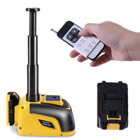 STANDTALL front view of electric car jack showing compact design and fast lift benefit