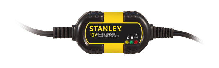 STANLEY BM1S front view showing charger housing and indicators for easy monitoring