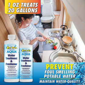 STAR BRITE AQUA close-up of liquid texture and clarity to demonstrate fast dissolving