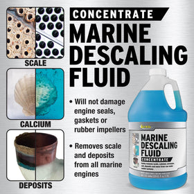 Close-up of STAR BRITE fluid in solution showing clarity and readiness for recirculation