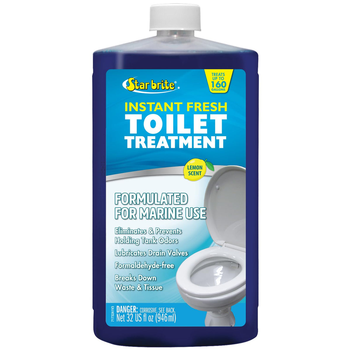 STAR BRITE front label showing lemon scent and 32oz size for clear identification and benefits