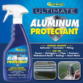 STAR BRITE close-up of polished metal surface showing restored shine and protection