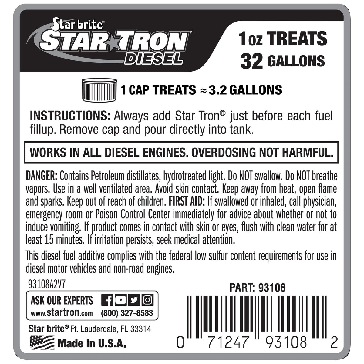 STAR BRITE viscous liquid close-up illustrating concentrate clarity and dosing ease